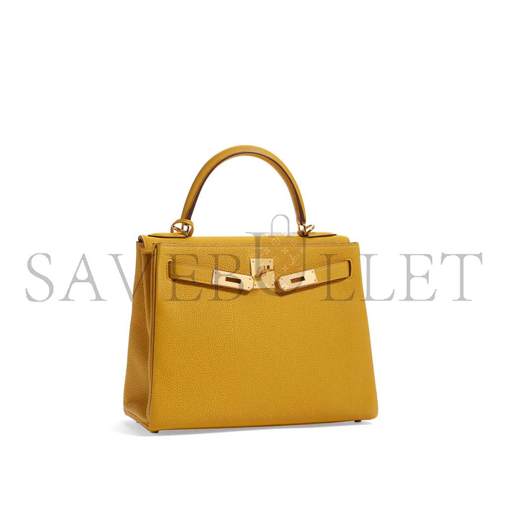 HERMÈS MASTER LEATHER KELLY 25 TOGO WITH GOLD HARDWARE (25*17*7cm)